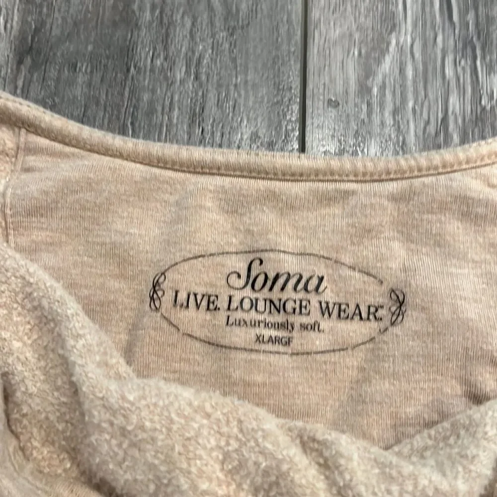 Soma Cowl Neck Loungewear Tunic Size XL